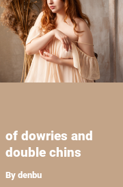Book cover for Of dowries and double chins, a weight gain story by Denbu