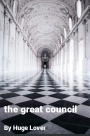 Book cover for The great council, a weight gain story by Huge Lover