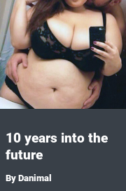 Book cover for 10 years into the future, a weight gain story by Danimal