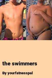 Book cover for The swimmers, a weight gain story by Yourfatnesspal
