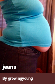 Book cover for Jeans, a weight gain story by Growingyoung