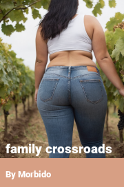 Book cover for Family crossroads, a weight gain story by Morbido