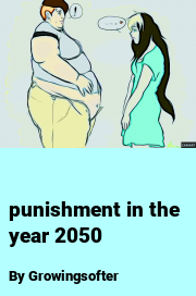 Book cover for Punishment in the year 2050, a weight gain story by Growingsofter