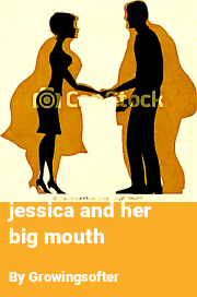 Book cover for Jessica and her big mouth, a weight gain story by Growingsofter