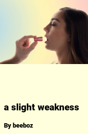 Book cover for A slight weakness, a weight gain story by Beeboz