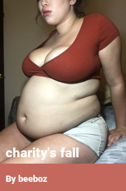 Book cover for Charity's fall, a weight gain story by Beeboz