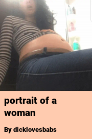 Book cover for Portrait of a woman, a weight gain story by Dicklovesbabs