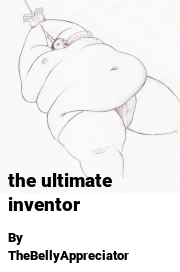 Book cover for The ultimate inventor, a weight gain story by TheBellyAppreciator