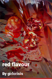 Book cover for Red flavour, a weight gain story by Girlcrisis