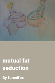 Book cover for Mutual fat seduction, a weight gain story by Fanedfox