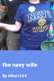 Book cover for The navy wife, a weight gain story by Atlas1224