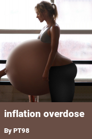 Book cover for Inflation overdose, a weight gain story by PT98
