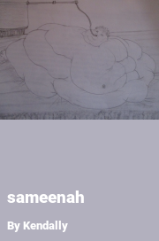 Book cover for Sameenah, a weight gain story by Kendally