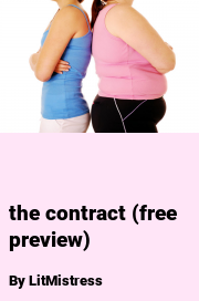 Book cover for The contract (free preview), a weight gain story by LitMistress