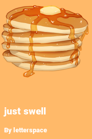 Book cover for Just swell, a weight gain story by Letterspace