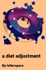 Book cover for A diet adjustment, a weight gain story by Letterspace