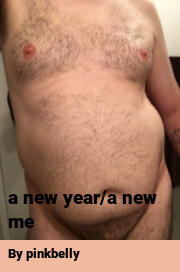Book cover for A new year/a new me, a weight gain story by Pinkbelly