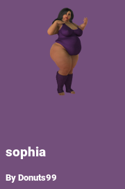 Book cover for Sophia, a weight gain story by Donuts99