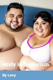 Book cover for Emily in feederism, a weight gain story by Levy