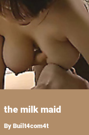 Book cover for The milk maid, a weight gain story by Built4com4t