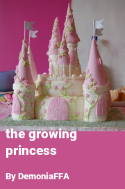 Book cover for The growing princess, a weight gain story by DemoniaFFA