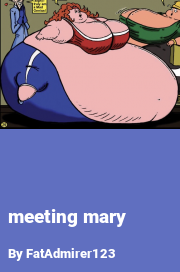 Book cover for Meeting mary, a weight gain story by FatAdmirer123