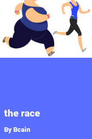 Book cover for The race, a weight gain story by Bcain
