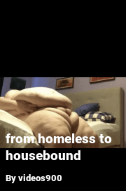 Book cover for From homeless to housebound, a weight gain story by Videos900
