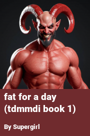 Book cover for Fat for a day (tdmmdi book 1), a weight gain story by Supergirl