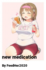 Book cover for New medication, a weight gain story by FeedHer2020