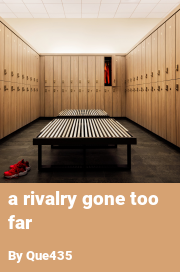 Book cover for A rivalry gone too far, a weight gain story by Que435
