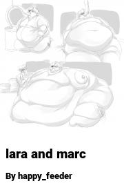 Book cover for Lara and marc, a weight gain story by Happy_feeder