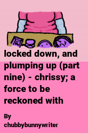 Book cover for Locked down, and plumping up (part nine) - chrissy; a force to be reckoned with, a weight gain story by Chubbybunnywriter