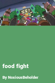 Book cover for Food fight, a weight gain story by FilmFetishist