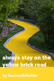 Book cover for Always stay on the yellow brick road, a weight gain story by FilmFetishist
