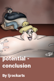 Book cover for Potential - conclusion, a weight gain story by Ljrockarts