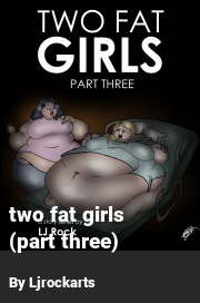 Book cover for Two fat girls (part three), a weight gain story by Ljrockarts