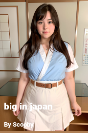 Book cover for Big in japan, a weight gain story by Scooby