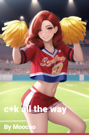 Book cover for C+k all the way, a weight gain story by Moocao