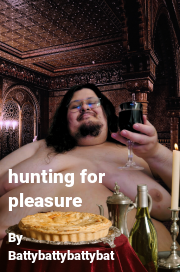 Book cover for Hunting for pleasure, a weight gain story by Battybattybattybat