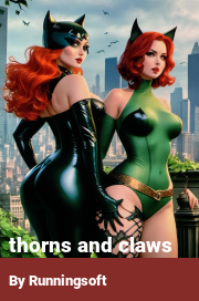 Book cover for Thorns and claws, a weight gain story by Runningsoft