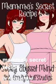 Book cover for Mamma's secret recipe, a weight gain story by Abyssal Mind