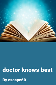 Book cover for Doctor knows best, a weight gain story by Escape60