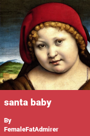 Book cover for Santa baby, a weight gain story by KarlaFFA