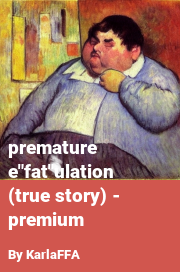Book cover for Premature e"fat"ulation (true story) - premium, a weight gain story by KarlaFFA