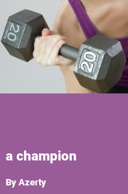 Book cover for A champion, a weight gain story by Azerty