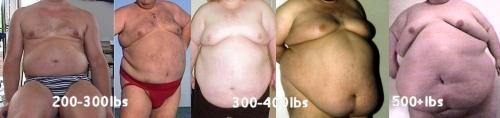 Male bellies and chests from 200-500lbs.