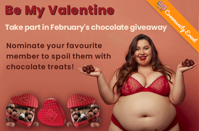 Be my valentine community event poster