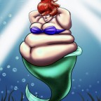 The Not So Little Mermaid, a 300lbs foodie From United Kingdom