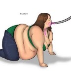 LazyFattyGurl, a 256lbs feedee From United States